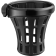 (image for) Gen 2 Big Ass Driver Drink Holder - Black Finish, Black H-Bar Mount for 1 1/8" to 1 1/4" bars