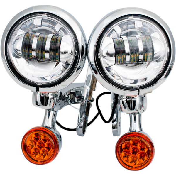 RIVCO PRODUCTS Rivco 4.5" LED Auxiliary Lights with Turn Signals