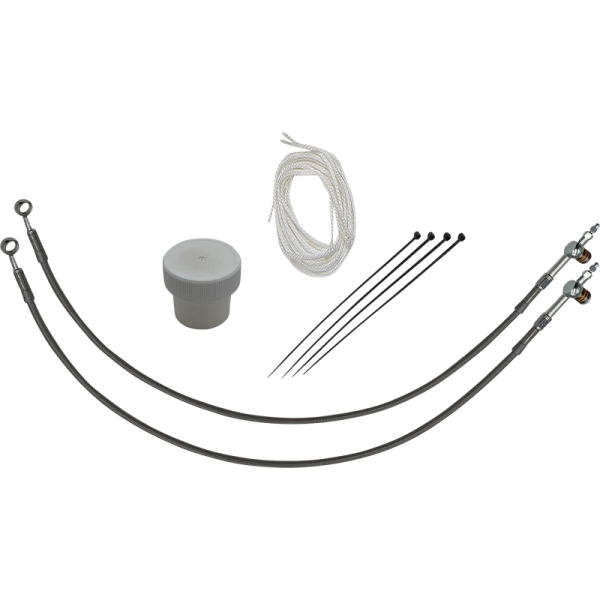 (image for) FAT BAGGERS INC EZ Install Kit Braided 12"