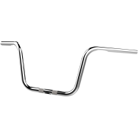 (image for) 10" Bobber Ape Hangers (Dimpled/Drilled) - Chrome