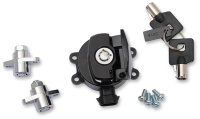(image for) Side Hinge Ignition Switch/Saddlebag Lock Kit Gloss Black
