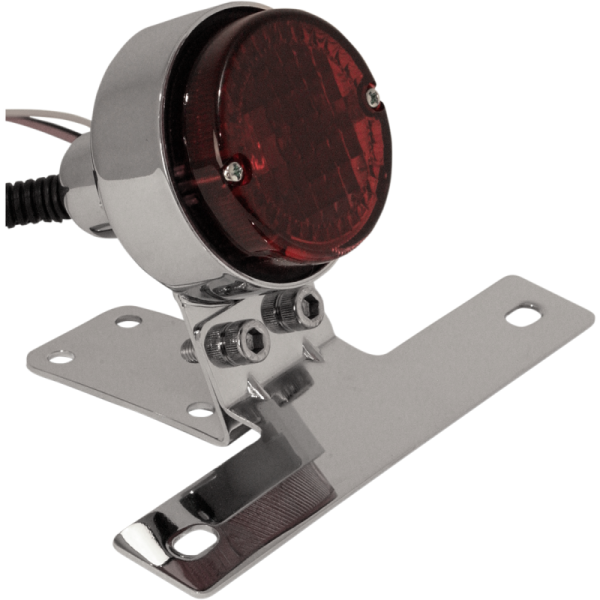 Emgo Classic 2 1/4 inch Taillight with License Plate Mount