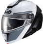 (image for) HJC i91 Helmet, Bina, Semi-Flat, White/Black, L