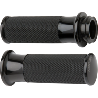 (image for) Fusion Smooth Grips - Black Anodized - 24 FLHTK/FLTRK/FLHRXS