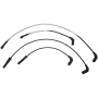 (image for) Braided Spark Plug Wires Polished Stainless