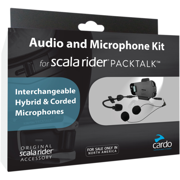 (image for) CARDO SYSTEMS Cardo PackTalk Audio and Microphone Kit