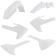 (image for) Acerbis Standard Plastic Kit - White