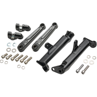 (image for) Black Extended Length Frame-Mounted Highway Peg Mounts