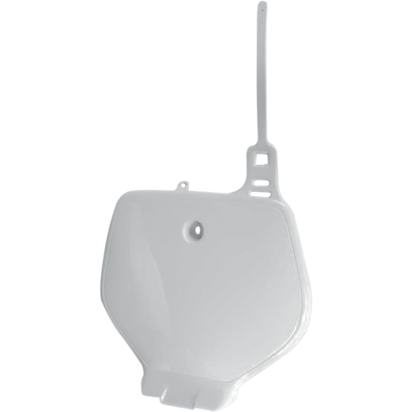 (image for) UFO Front Number Plate - White