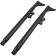 (image for) Bassani 2 1/4" Fishtail Slip-On - 36" Black w/ Baffles