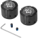 (image for) Front Axle Nut Cover - Black w/ Masonic emblem
