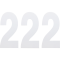 (image for) Standard Numbers - 6" White - No. 2