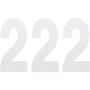 (image for) Standard Numbers - 6" White - No. 2