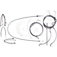 (image for) Designer DOT Handlebar Installation Kit - 15-17 in. Apes