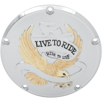 (image for) "Live To Ride" Derby Cover, Gold