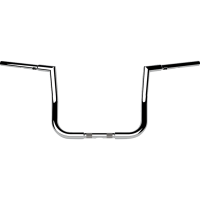 (image for) Chrome 1 1/4" Twin Peaks Touring Handlebars, 12" End Rise
