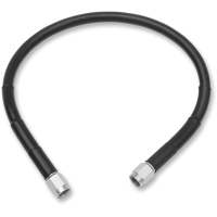 (image for) Black Vinyl-Coated Stainless Steel Brake Line 9"
