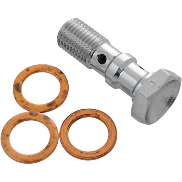 (image for) Goodridge Stainless Steel Double Banjo Bolt