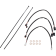 (image for) Designer DOT Handlebar Installation Kit - 12-14 in. Apes