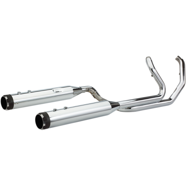 (image for) S&S CYCLE El Dorado True Dual Exhaust - Chrome w/ Thruster End Caps