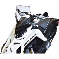 (image for) Cobra Windshield Mid, clear w/ black graphics, 18"