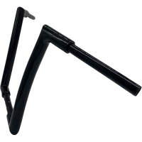 (image for) EZ Install Flat Top Handlebar - Gloss Black, 14” Rise