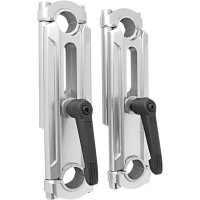 (image for) Elite Height-Adjustable Riser, 6"-8.25", Clear Anodized