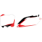 (image for) Pre-Cut Graphic Number Plate Kit - Honda CRF250R 22-24, CRF450R 21-24 - White
