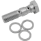 (image for) Chrome Dual Banjo Bolt 3/8"-24