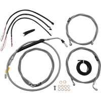 (image for) Stainless Complete Cable Kit (12-14in Bars)