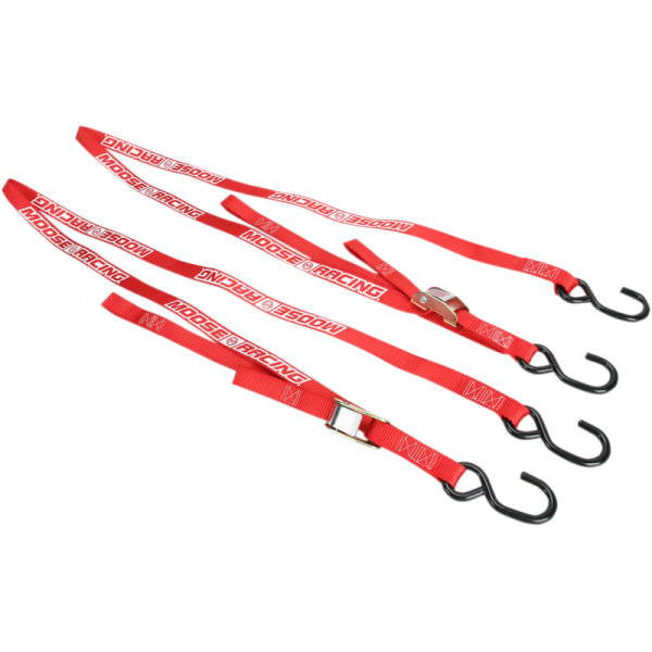 (image for) MOOSE UTILITY DIVISION Heavy-Duty Tie-Downs, Red