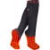 (image for) Gerbing 7V Battery Heated Sock Liners - Size S/M (5-8.5), Black/Red