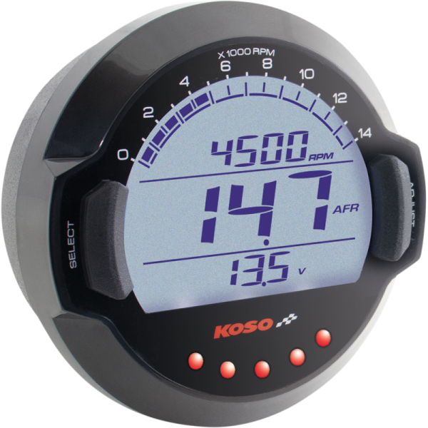 (image for) Koso North America Air/Fuel Ratio & RPM Data Logger with 12' Extension Wire