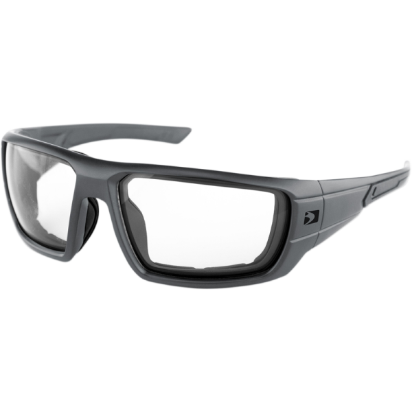 (image for) Bobster Mission Sunglasses - Matte gray/clear