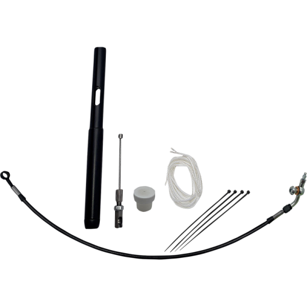 (image for) FAT BAGGERS INC EZ Install Kit Black Braided 14"