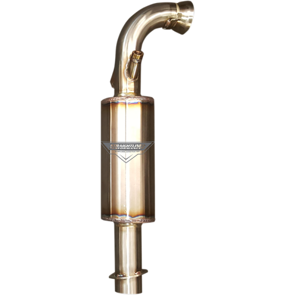 (image for) Straightline Performance Lightweight Silencer for Ski-Doo REV Gen 4 850, Polished Stainless Steel
