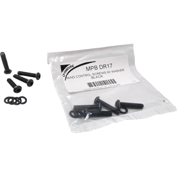 (image for) Drag Specialties Hand Control Screw Kit Black