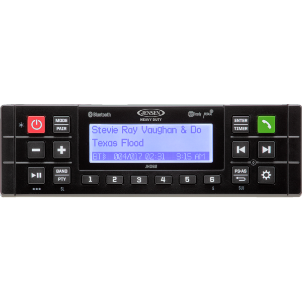 Jensen JHD62B Heavy Duty Bluetooth Stereo