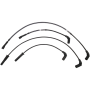 (image for) Braided Spark Plug Wires Black Pearl