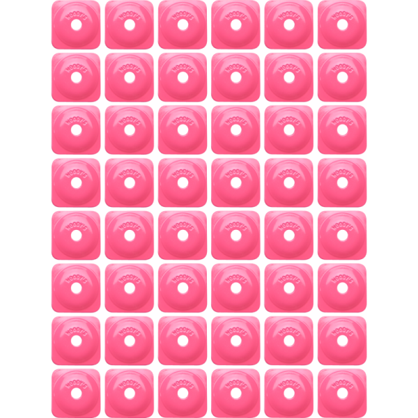 (image for) WOODYS Square Grand Digger Support Plate - Pink (48 Pk.)