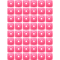(image for) Square Grand Digger Support Plate - Pink (48 Pk.)