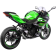 (image for) LeoVince LV-10 Black Stainless Steel Slip-On Exhaust