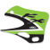 (image for) Factory Effex OEM Shroud and Tank/Shroud Graphics, Style 02 for KX125/250 99-02
