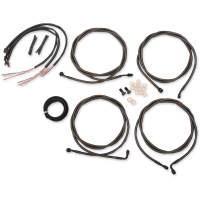 (image for) LA Choppers Midnight Braided Standard Kit for 17-20 Dresser w/ ABS (12-14in.)