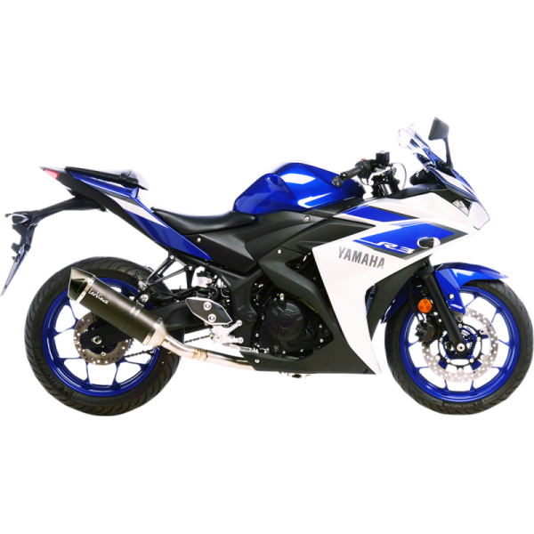 (image for) LEOVINCE LV ONE EVO Carbon fiber Exhaust for YAMAHA YZF-R3 15-21, MT-03 16-20