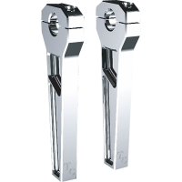 (image for) 8" Chrome Straight 1" Handlebar Riser Kit