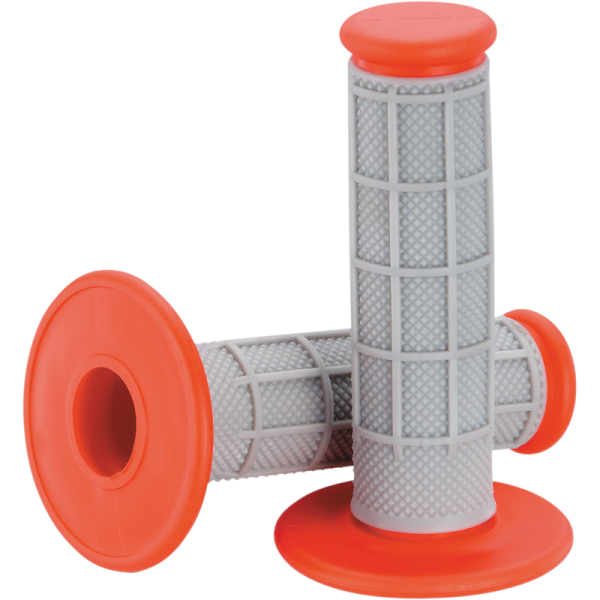 (image for) Moose Racing Moose Offroad Qualifier Grips - Half Waffle Gray/red