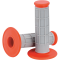(image for) Moose Offroad Qualifier Grips - Half Waffle Gray/red