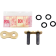 (image for) D.I.D 530VX3 Professional X-Ring Chain - Rivet Connecting Link, Gold