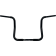 (image for) 13" EZ Install Reduced Reach Round Top Handlebar, Gloss Black